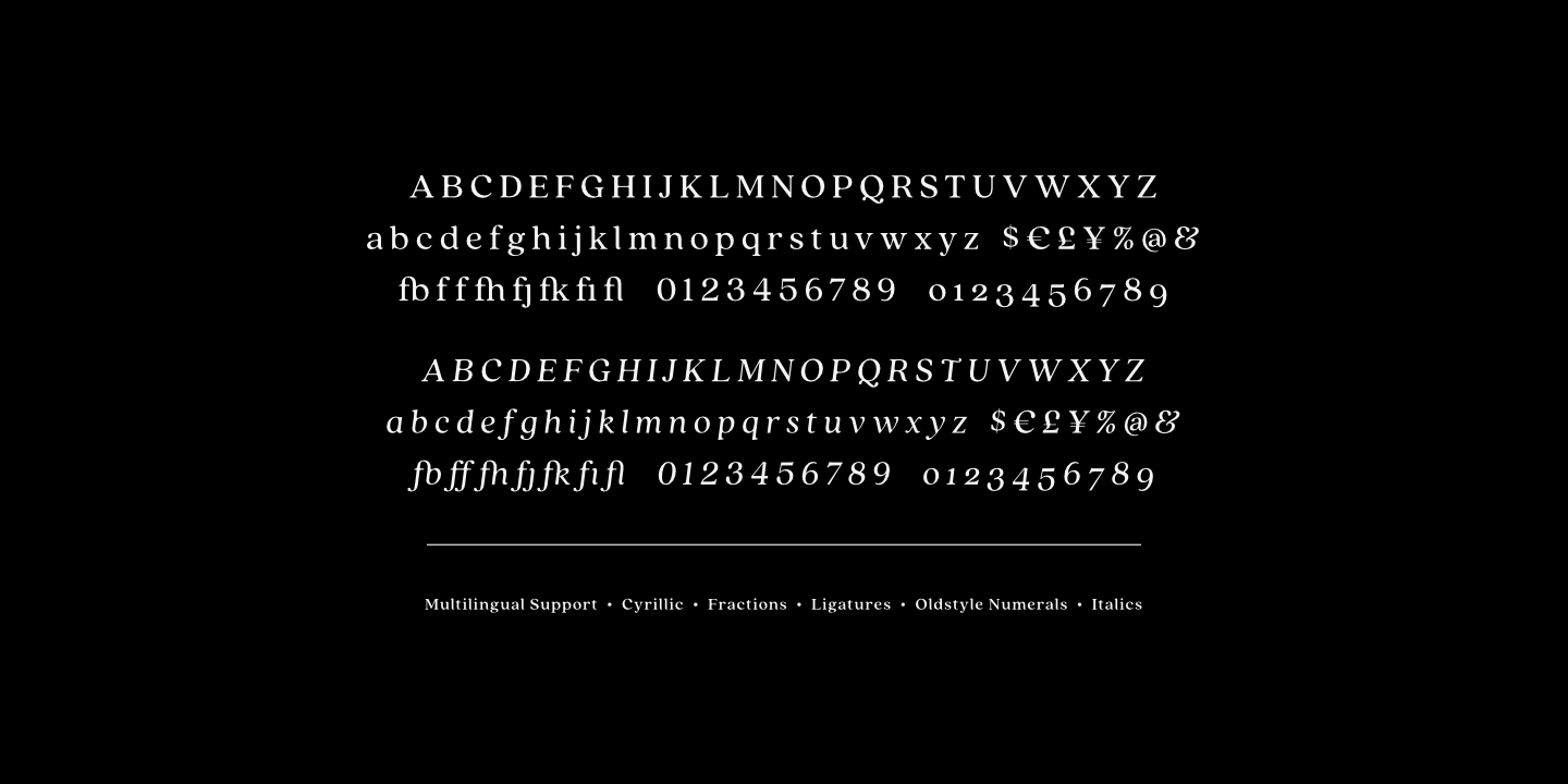 Пример шрифта Quincy CF TextItalic